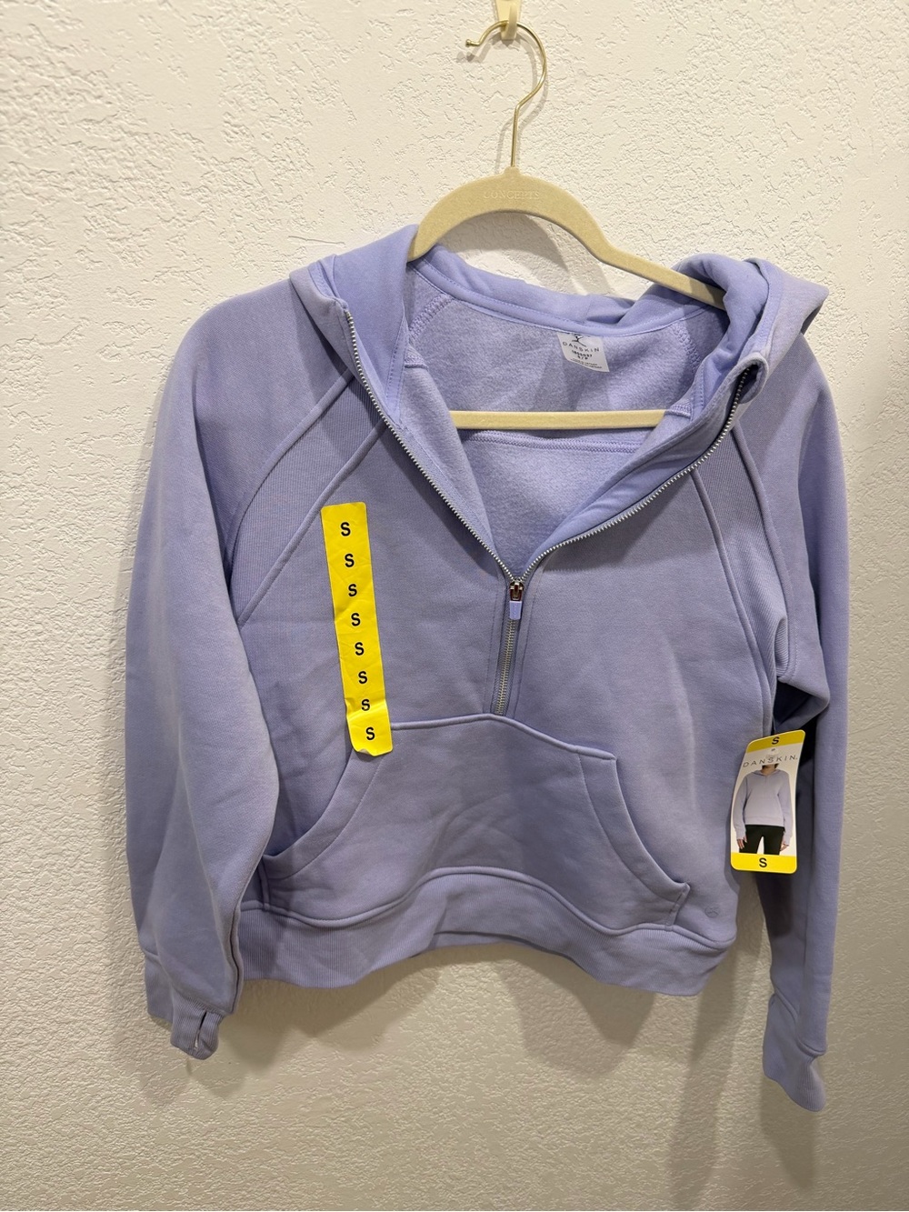 Lavendad Quarter-Zip Hooded Pullover Sweater - Women - Picture 7 of 9